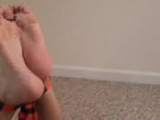 Hogtied with Toecuffs Fully naked with my Own Pantyhose 5/16