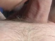 Deepthroat ends with massive facial 7/16