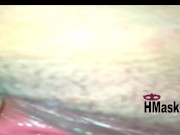 Cumming inside the tight pussy of pinay stepcousin who is wearing a mask. 15/16