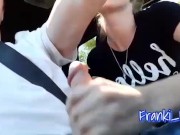 Wife sucks my big dick in car. Public!! 3/16