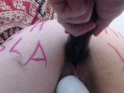 Stretching the cunt of a Slave Wife 8/16