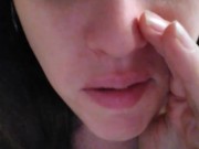 Older PinkMoonLust Hairy Pussy Tomboy Dress Cute Shorts Sits Pee Bathroom Uses Toilet Paper Fetish 1/16