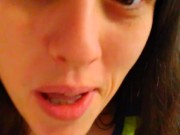 Older PinkMoonLust Hairy Pussy Tomboy Dress Cute Shorts Sits Pee Bathroom Uses Toilet Paper Fetish 2/16