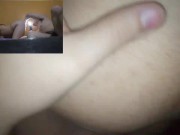 Fucking neighbor right in the parents bedroom, anal and vaginal fun swallow cum. Cum in mouth 6/16