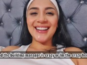 two hot girls stuck in the elevator having public sex 6/16