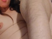 Do you want 2 cum on my hairy girl legs, feet, & toes? Full Videos Only Fans PinkMoonLust @ MANYVIDS 10/16