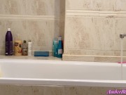 Blonde Masturbate Pussy and Orgasm in the Bathroom 1/16