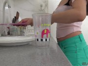 Asian Slut Washes More Than Dishes 7/16