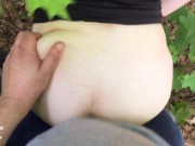 Неожиданный Публичный Секс с Незнакомцем во время Прогулки в Парке 12/16