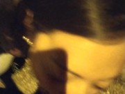 Se corren en mi boca y enseño la lengua con la corrida en la boca. Jovencita latina 6/16