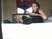 Hot Secretary Teases And Cums All Over Bed 1/16