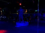 Tall Tantalizing Tattooed Temptress Rainbow Sugar Scull Full Stage Strip Show 16/16