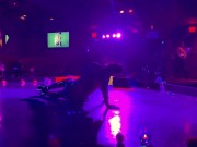 Tall Tantalizing Tattooed Temptress Rainbow Sugar Scull Full Stage Strip Show 8/16