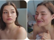 Olivia Moore- я кончаю ей на лицо после долгого воздержания