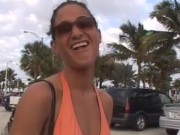 Tiffany-Strip Tease before hardcore fuck aggressive blowjob with huge load by Original MILF Hunter 2/16