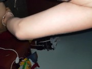 After the university party, I fuck this rich ass cum 12/16