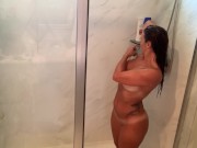 Nice hot shower  6/16