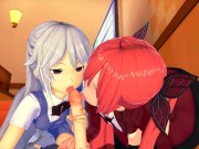 Kazuki and Kotori Itsuka (3D HENTAI) 1/16