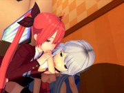 Kazuki and Kotori Itsuka (3D HENTAI) 3/16