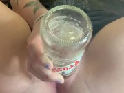 fucking my rootbeer bottle 8/16
