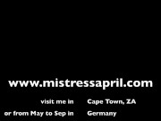 Dominatrix Mistress April - Catheter hole control 16/16