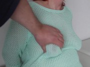 Zoom in very hard tit slapping 3/16