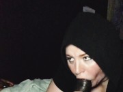 sexy bbw emo chick show him how much she likes sucking him 1/16