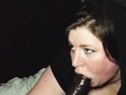 sexy bbw emo chick show him how much she likes sucking him 16/16