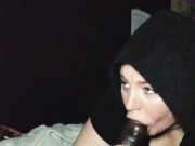 sexy bbw emo chick show him how much she likes sucking him 2/16