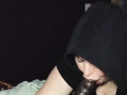 sexy bbw emo chick show him how much she likes sucking him 4/16