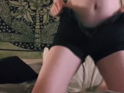 Perfect redhead does butt plug, vibe & dildo play 2/16