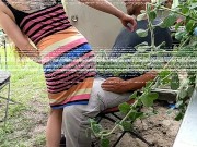 Filthy neighbor whore fucks him in broad daylight for a ride. 1/16