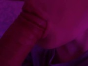 ♡ Трахнулись под неоновым светом. Он кончил на меня пока родителей нет дома. 3/16