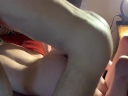 Teen couples hot fuck leads to oozing creampie in tight wet pussy! -TashiaPetite 11/16