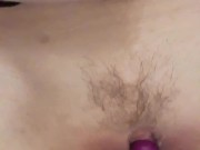 Playing with my Pussy  and New toy 12/16