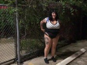 Taking A Piss In Public With Kat Black 1/16