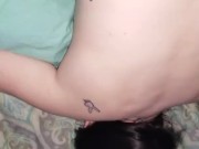 Another student of mine with a greedy womb...  8/16