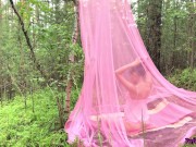 Babe Blowjob Dick and Doggystyle Outdoor in the Tent 1/16
