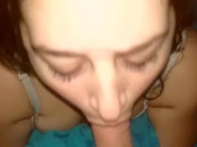 Teen swallow cum slow blowjob 11/16