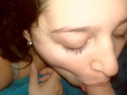 Teen swallow cum slow blowjob 3/16