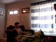 Joey Lee Catches Step Brother Masterbating then Makes Him Fuck Her 1/16