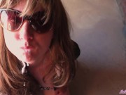 Schoolgirl Blowjob Cock Watchman and Fucking - Oral Creampie 16/16