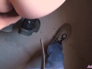 Schoolgirl Blowjob Cock Watchman and Fucking - Oral Creampie 9/16