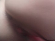 Hot blondy Milf fills her pussy with a black dildo 16/16