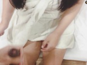 (ไทย) GAVE TO FUCK HERSELF IN A NARROW PUSSY แตกใส่ก้นขาวๆ นักศึกษาขี้เงี่ยน 2/16