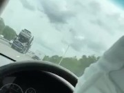 My girlfriend asked me to fuck her with the strapon while i'm driving 5/16