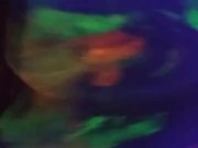 Dirty Slut Gets Some Glowing Cum In her Painted Pussy 15/16