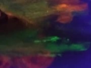 Dirty Slut Gets Some Glowing Cum In her Painted Pussy 3/16