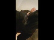 WE FUCKED IN THE SCHOOL BATHROOM AND GOT CAUGHT! 9/16