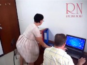 The boss is fucking the secretary girl. 1 2/16